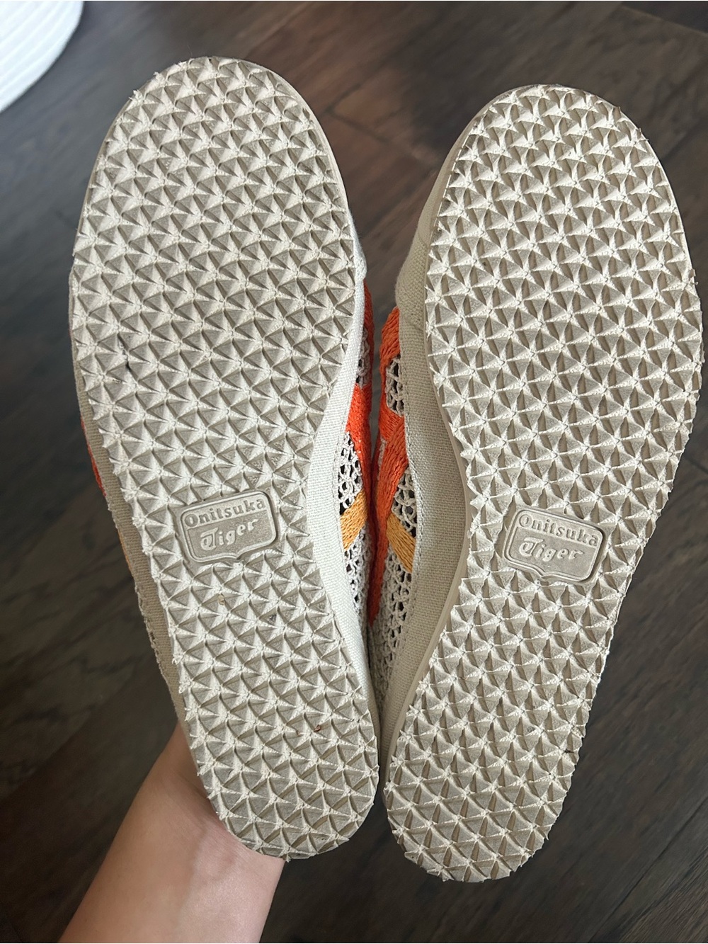 Onitsuka Tiger Mexico 66 Sabot Oatmeal Habanero Mesh Clogs Size 38 - Picture 8 of 8
